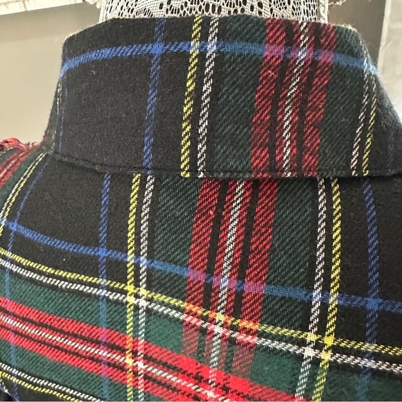 Blue Rain Ruffle Plaid Shirt Dress Size S - Picture 8 of 15